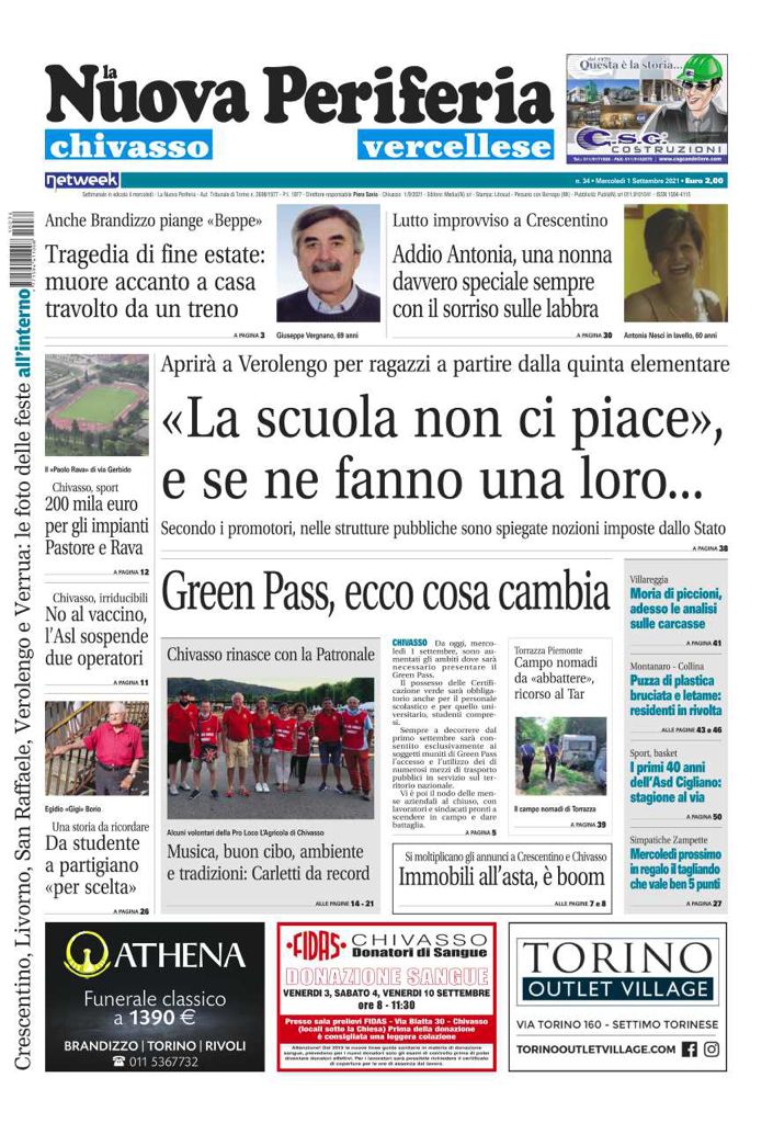 La Nuova Periferia è in edicola oggi, mercoledì 1 settembre
