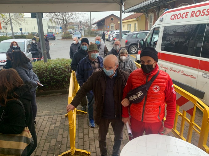 Vaccini antiCovid, oggi open day a Crescentino