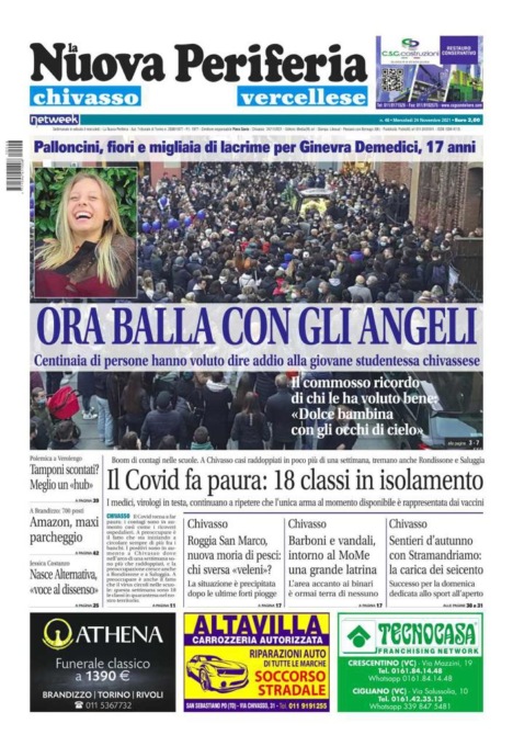 La Nuova Periferia è in edicola oggi, mercoledì 24 novembre