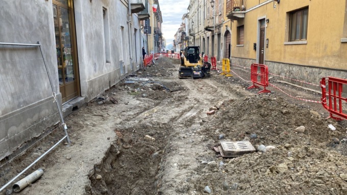 Corso Roma chiuso da un mese