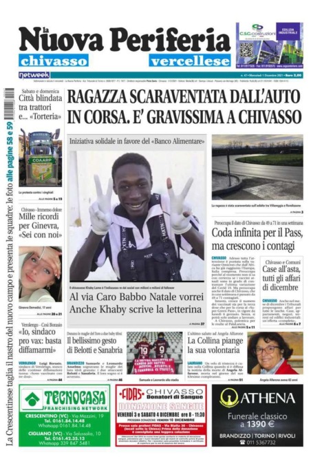 La Nuova Periferia è in edicola oggi, mercoledì 1 dicembre