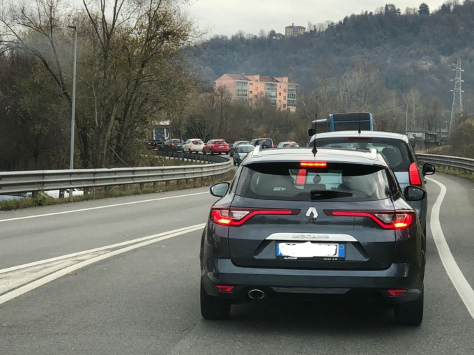 Traffico in tilt a Chivasso per i lavori nei pressi del ponte