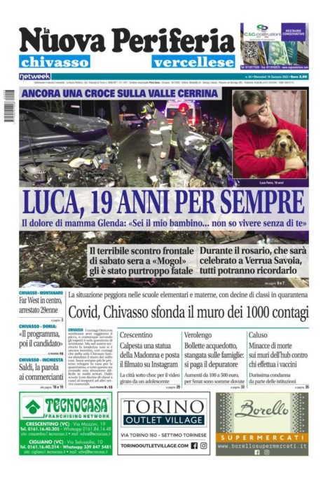 La Nuova Periferia è in edicola oggi, mercoledì 19 gennaio
