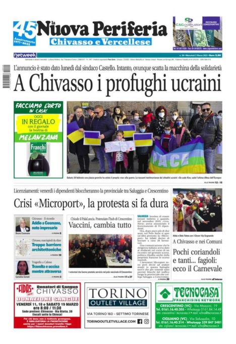 La Nuova Periferia è in edicola oggi, mercoledì 2 marzo