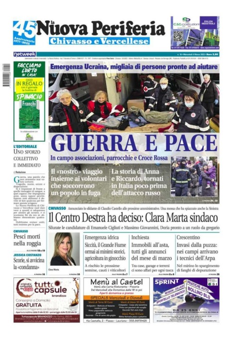 La Nuova Periferia è in edicola oggi, mercoledì 9 marzo