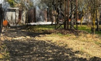 Incendio negli orti di Chivasso, i soccorsi FOTO E VIDEO