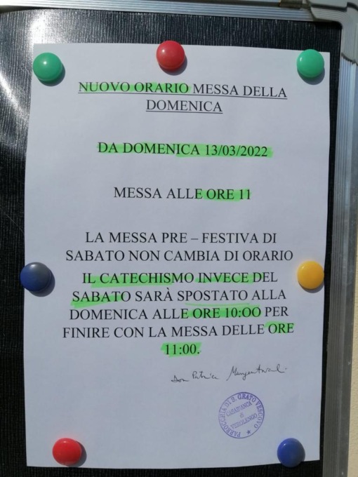 Catechismo la domenica, è polemica