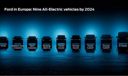 Nel 2024 Ford avrà nove veicoli elettrici
