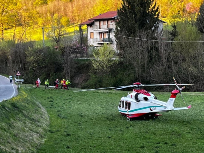Incidente in casa a Cavagnolo, uomo trasportato in elicottero al Cto