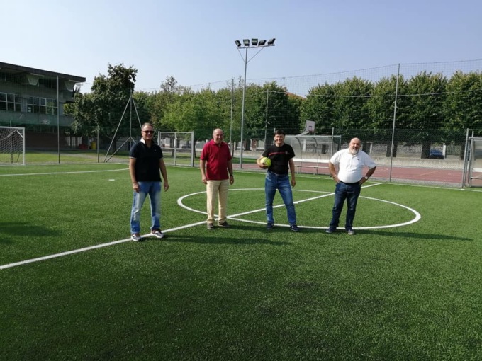 Il Comune intitola il campo all’ex giocatore della Pro Vercelli e Sampierdarenese