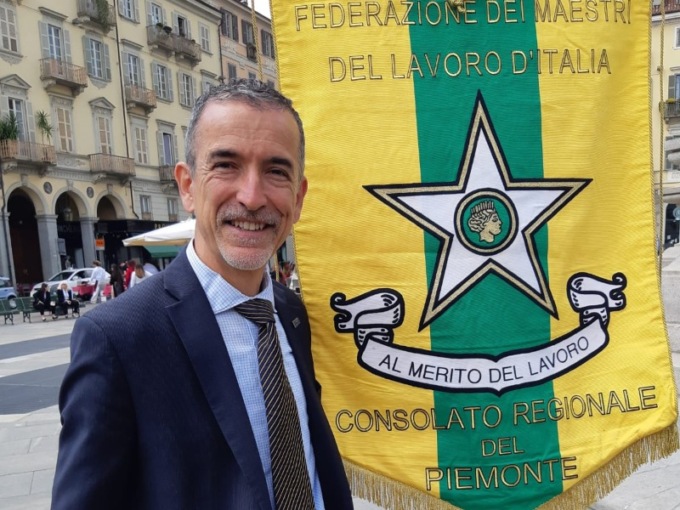 Cesare Lobascio ha ricevuto la «Stella al Merito del Lavoro»