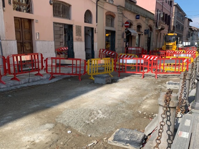 La città invasa da cantieri