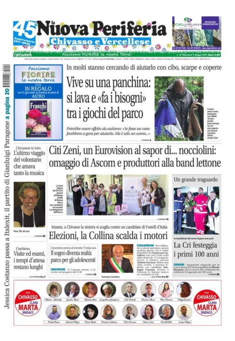 La Nuova Periferia è in edicola oggi, mercoledì 11 maggio