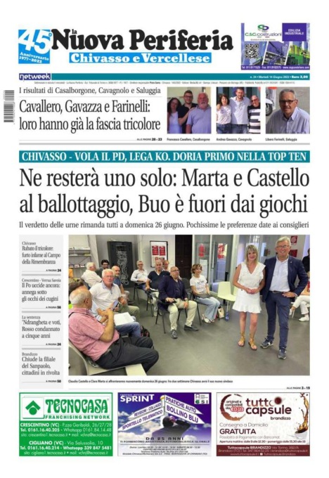 La Nuova Periferia è in edicola oggi, martedì 14 giugno