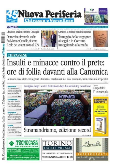 La Nuova Periferia è in edicola oggi, mercoledì 22 giugno