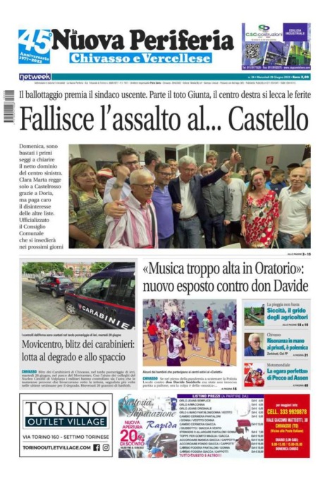 La Nuova Periferia è in edicola oggi, mercoledì 29 giugno