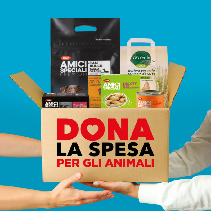 Nova Coop, dona la spesa per gli amici animali