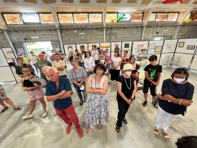 Al polivalente torna l’arte, inaugurata la mostra Artisti a Crescentino I VIDEO