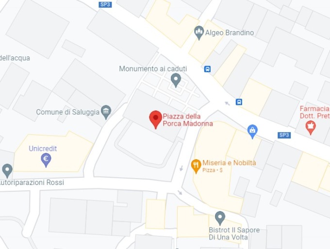 Piazza della Porca… ma è quella del Municipio