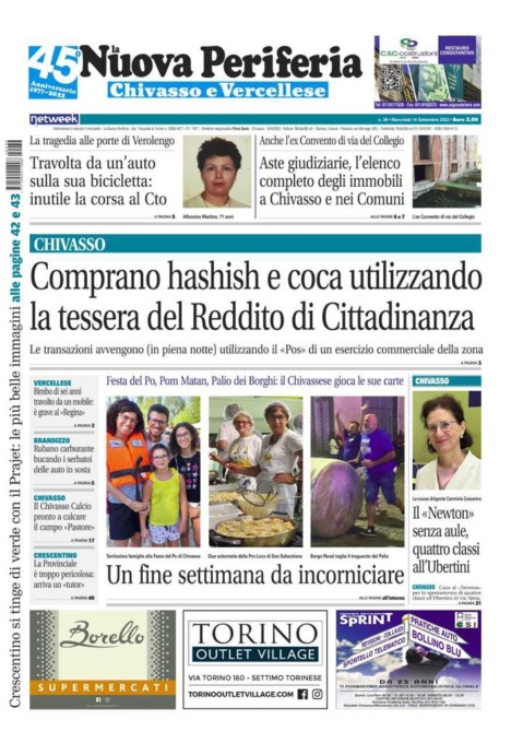 La Nuova Periferia è in edicola oggi, mercoledì 14 settembre