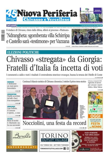 La Nuova Periferia è in edicola oggi, mercoledì 28 settembre