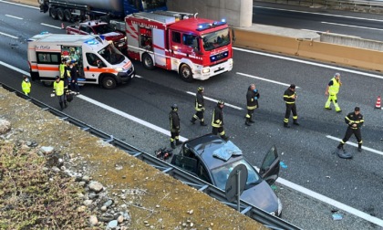 Autostrada Torino-Milano, incidente a Rondissone: un morto LE FOTO