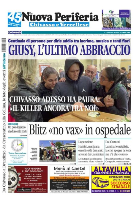 La Nuova Periferia è in edicola oggi, mercoledì 26 ottobre