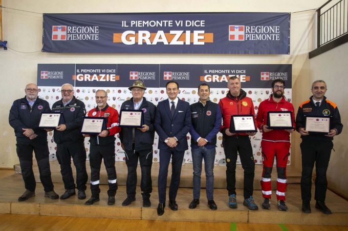 Emergenza Covid, premiati i volontari dei coordinamenti piemontesi