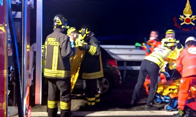 Grave incidente sull’autostrada A4, due feriti