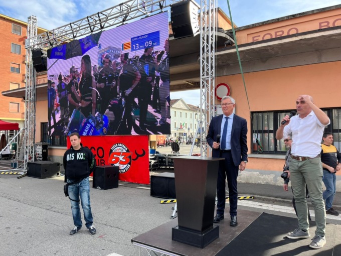 Chivasso tifa Pecco, il maxischermo funziona!