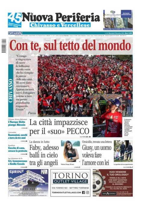 La Nuova Periferia è in edicola oggi, mercoledì 9 novembre
