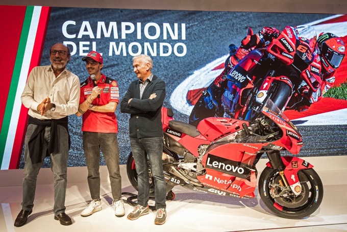 Pecco Bagnaia protagonista all’EICMA