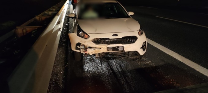 Incidente sulla A4 all’uscita Chivasso Centro: due cinghiali finiscono contro un’auto