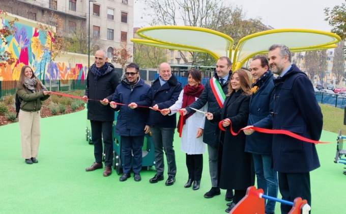 Inaugurato “Il Giardino del Sole” all’ospedale Regina Margherita di Torino