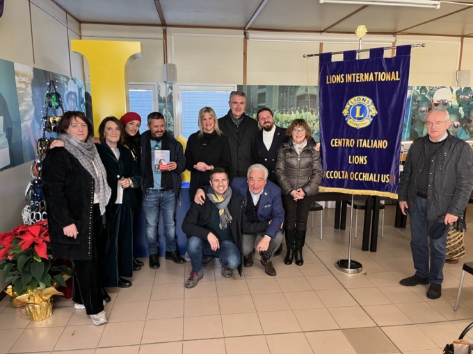 Totò Cascio «testimonial» del Centro Occhiali Lions