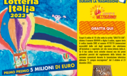 Lotteria Italia 2022, un biglietto vincente venduto a Crescentino