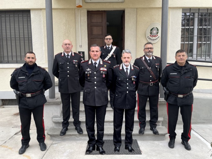 Il Generale di Brigata Antonio Di Stasio visita le caserme dei carabinieri di Vercelli