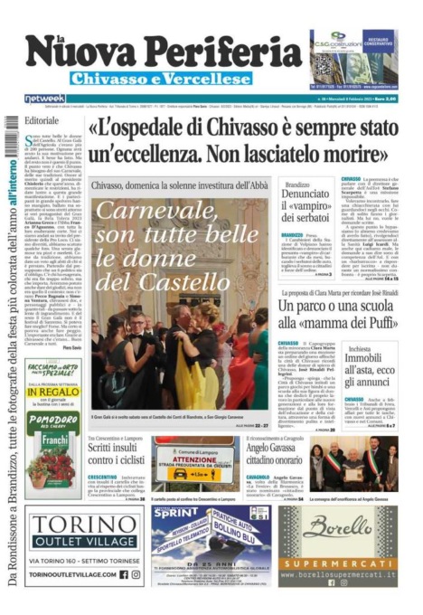 La Nuova Periferia è in edicola oggi, mercoledì 8 febbraio
