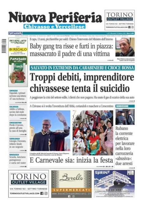 La Nuova Periferia è in edicola oggi, mercoledì 15 febbraio
