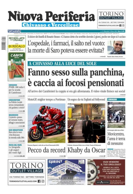 La Nuova Periferia è in edicola oggi, mercoledì 15 marzo