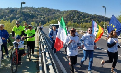 Arrivata a Chivasso la staffetta internazionale della Peace Run