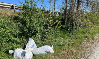 I rifiuti di Pasquetta abbandonati nei sacchi delle Poste