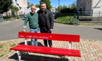 Una panchina rossa in ricordo di Giusy Arena - IL VIDEO
