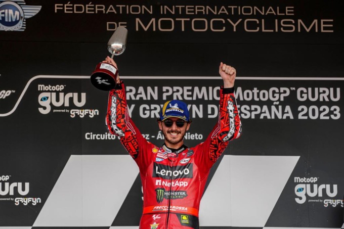 MotoGP di Spagna, Bagnaia vince a Jerez