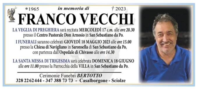 Muore a 58 anni ex gestore della pizzeria L’Aquila nera