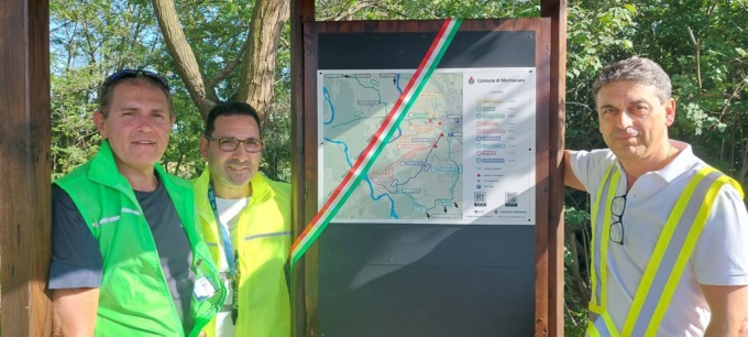 Nuove bacheche lungo le sponde del torrente