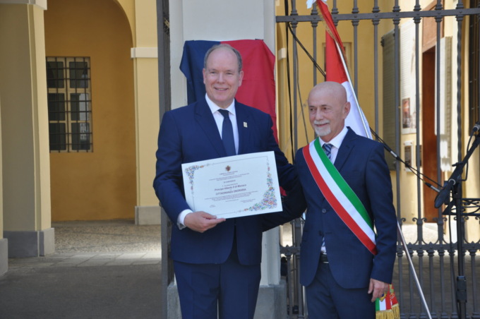 Livorno Ferraris accoglie il Principe, IL VIDEO del discorso di Alberto II di Monaco