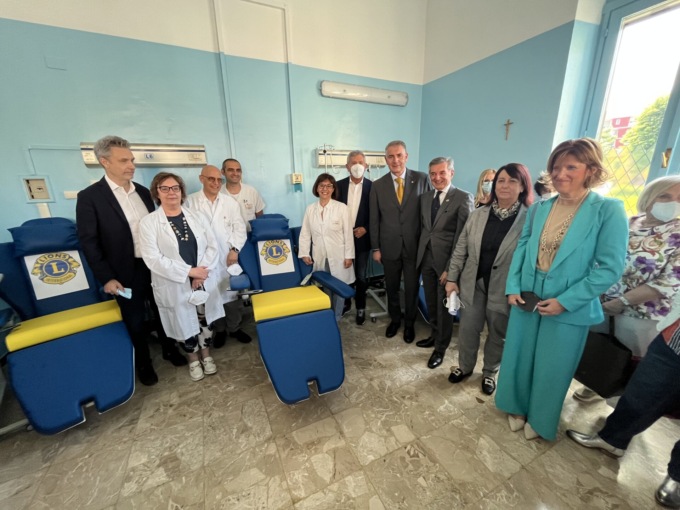 In ospedale una nuova sala chemioterapica grazie ai Lions