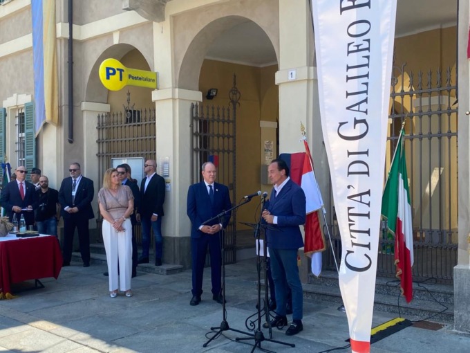 Il Principe Alberto II di Monaco in visita a Livorno Ferraris LE FOTO