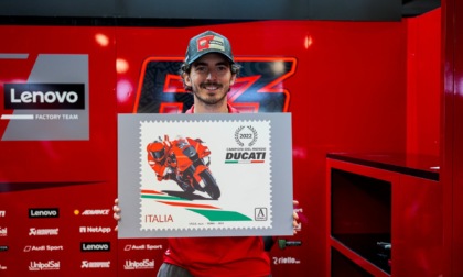 MotoGp 2022, un francobollo per la vittoria di Pecco con Ducati